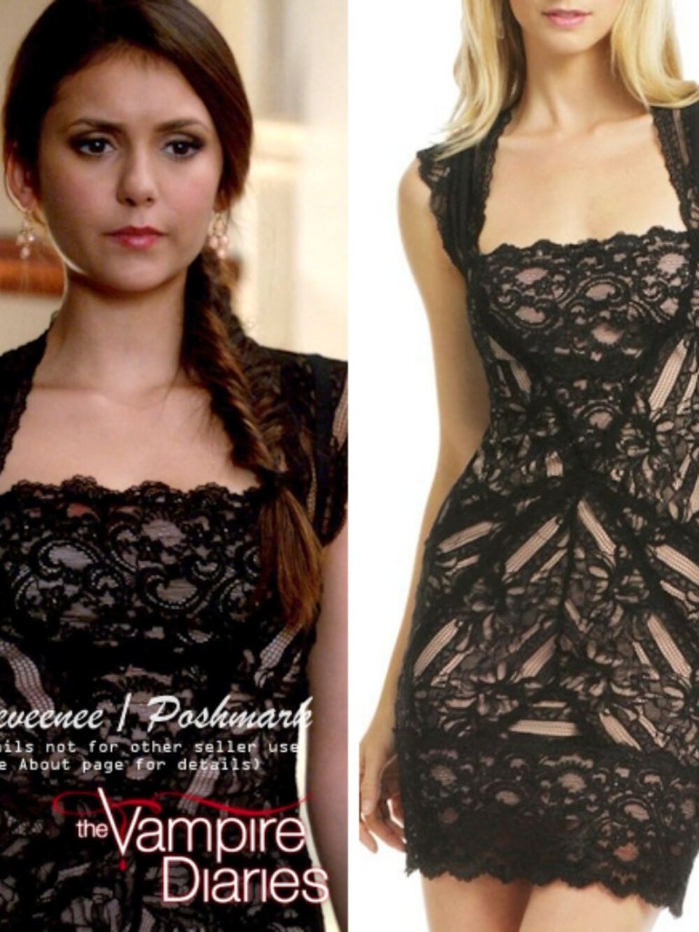Nicole Miller Eva Lace Dress ASO Elena Gilbert & Clary Fray